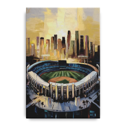 Los Angeles Dodgers Stadium - Canvas Wall Art