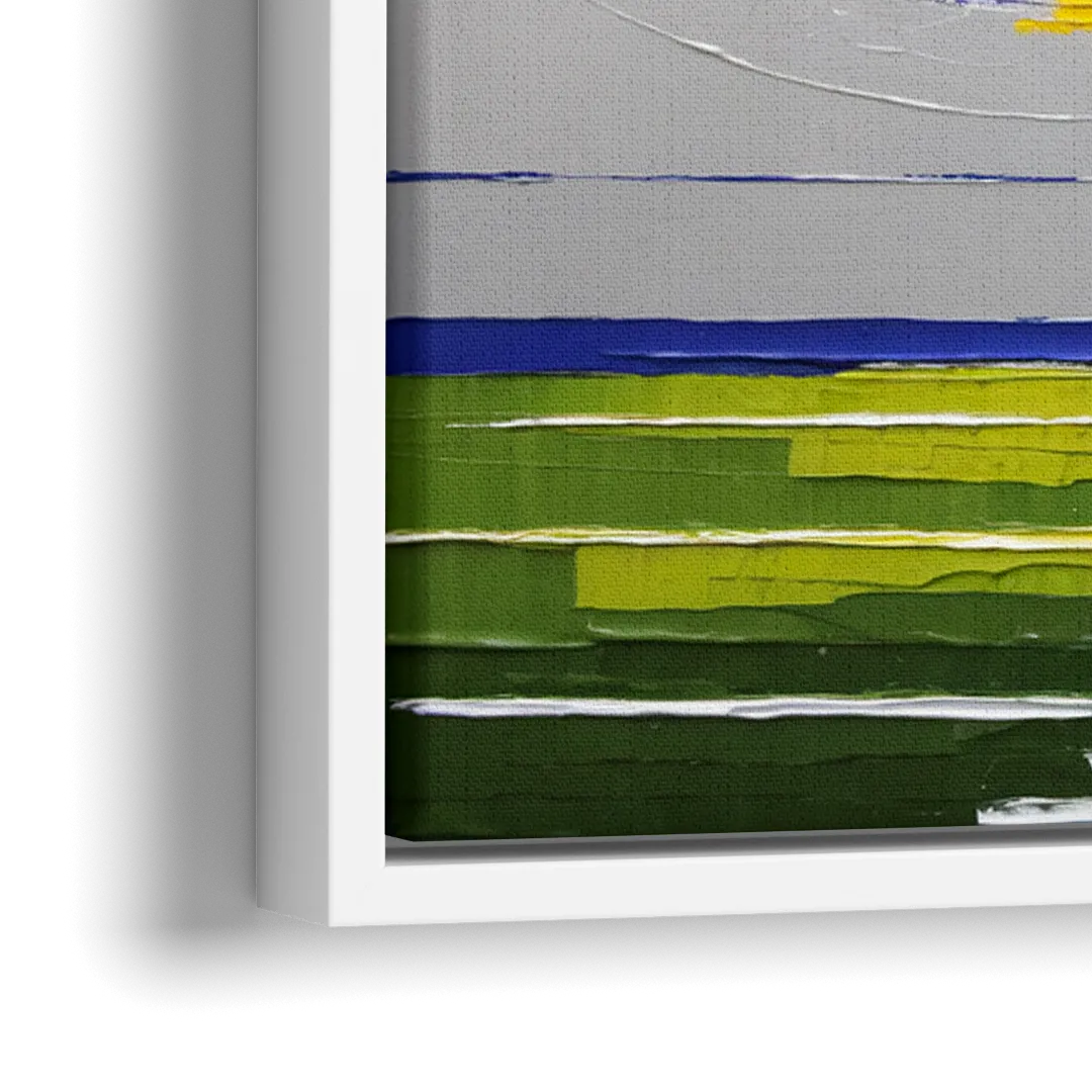 Los Angeles Rams Super Bowl Champions - Close-Up White Frame Canvas