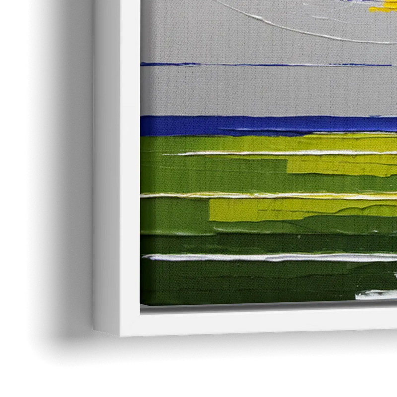 Los Angeles Rams Super Bowl Champions - Close-Up White Frame Canvas