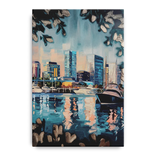 Baltimore Scenic Harbor Views - Canvas Wall Art