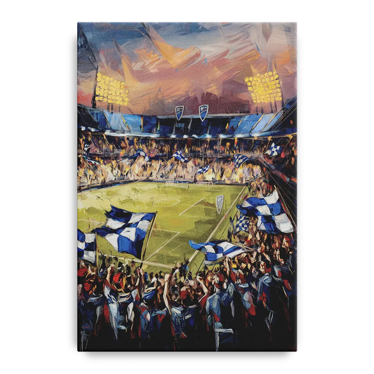 Kansas City Sporting KC Tribute - Canvas Wall Art