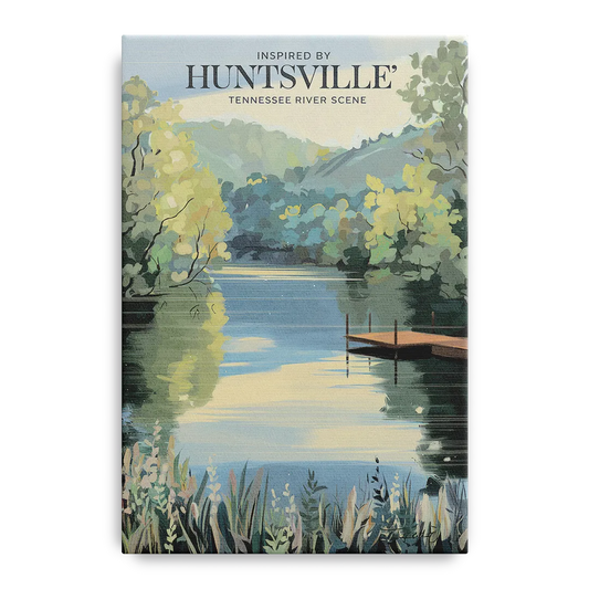 Huntsville Tennessee River Serenity - Canvas Wall Art