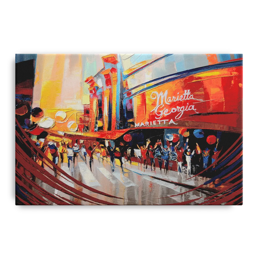 Marietta Braves Fan Tribute - Canvas Wall Art