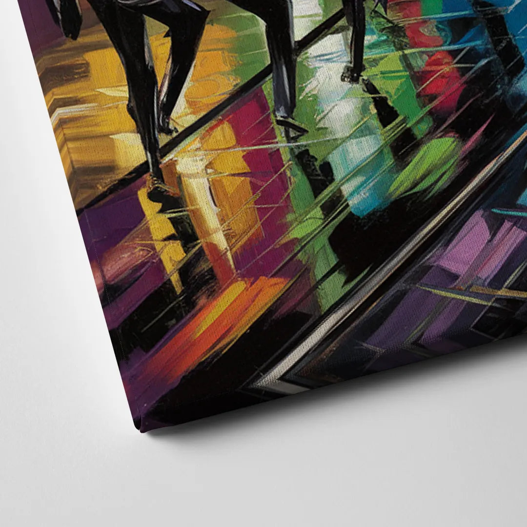 New Orleans Symbols of Culture Canvas Close Up
