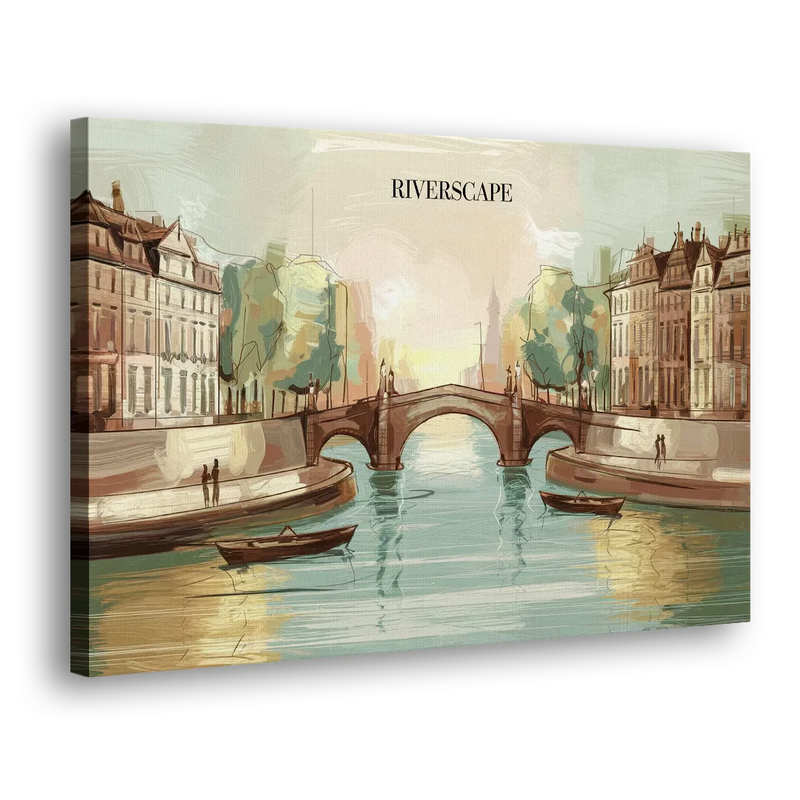 Glendale Urban Serenity - Canvas Print Art Sides