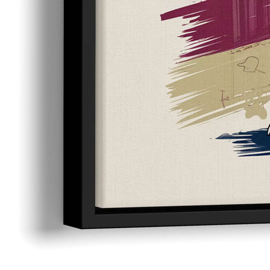 Fresno State Fans Unite - Close-Up Black Frame Canvas