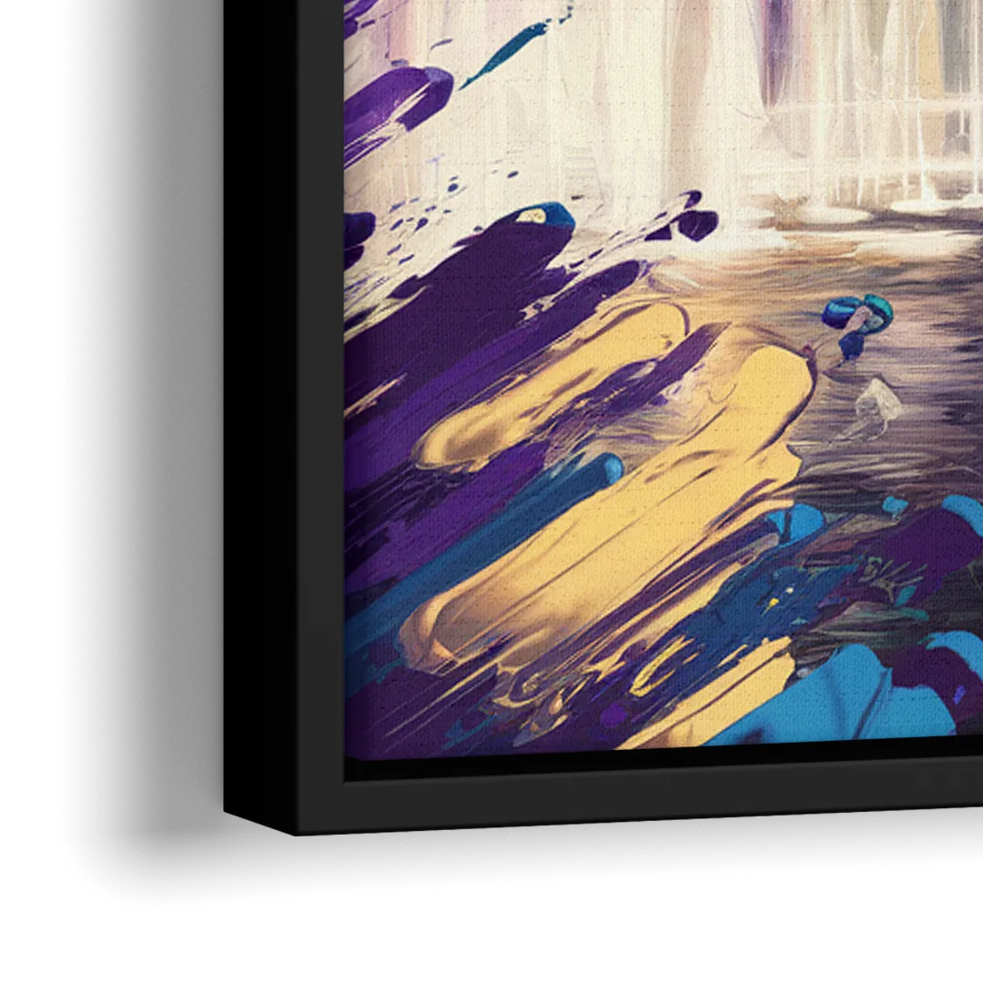 Henderson Vegas Vibes - Close-Up Black Frame Canvas