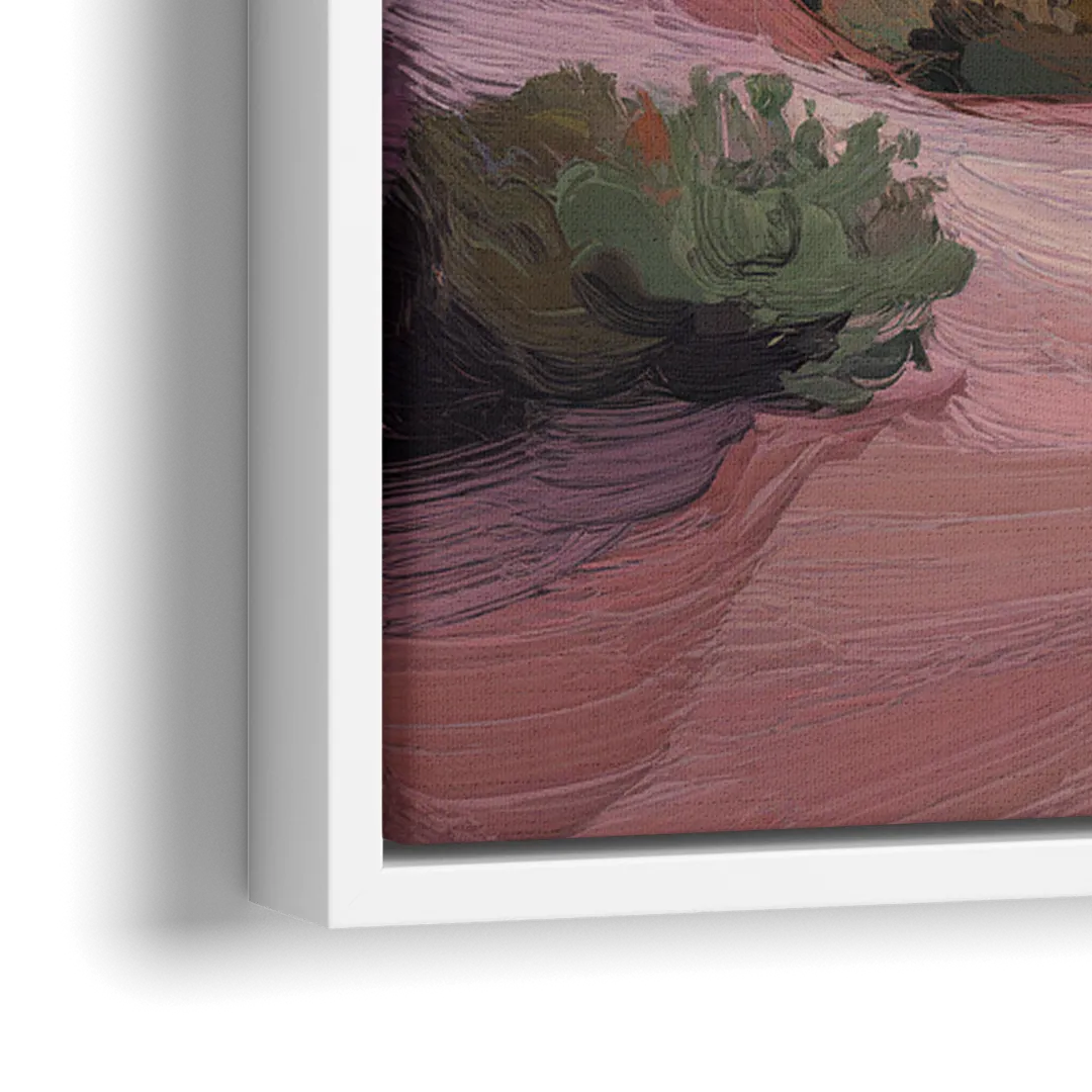 Colorado Springs Garden of the Gods - Close-Up White Frame Canvas