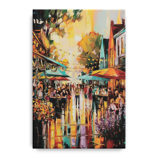 Madison Summer Festival Scene - Canvas Wall Art