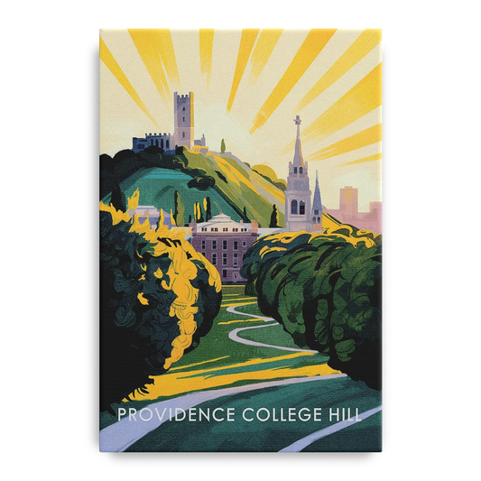 Providence College Hill View - Canvas Wall Art