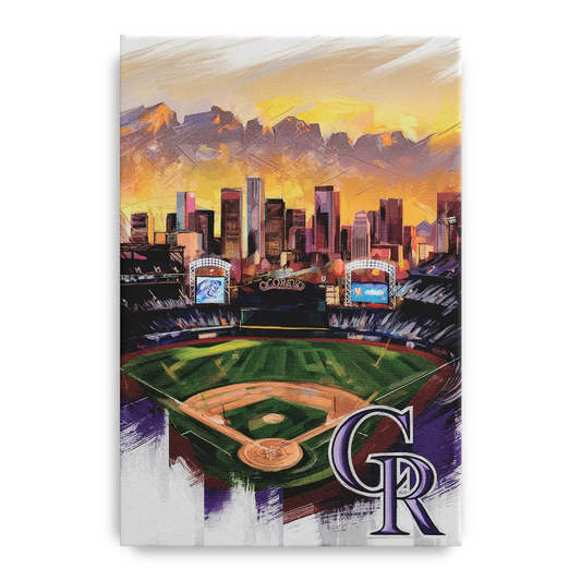 Denver Colorado Rockies - Canvas Wall Art