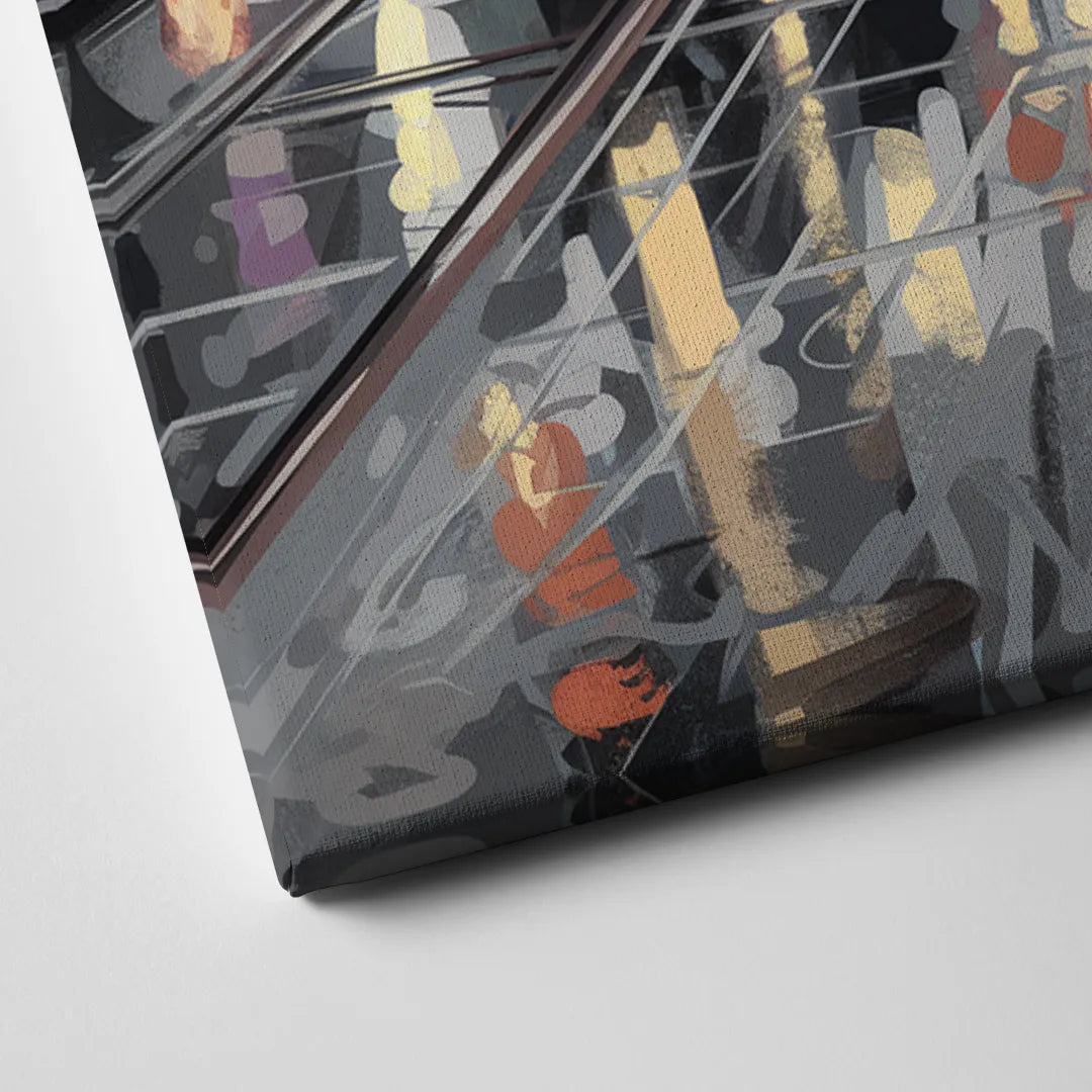 Kansas City Street Scenes Canvas Close Up