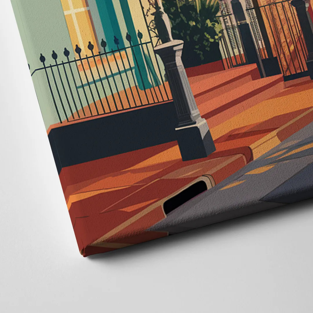 New Orleans Historic Architecture Canvas Close Up