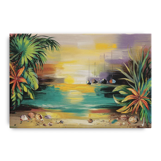 Tampa Waterfront Serenity - Canvas Wall Art