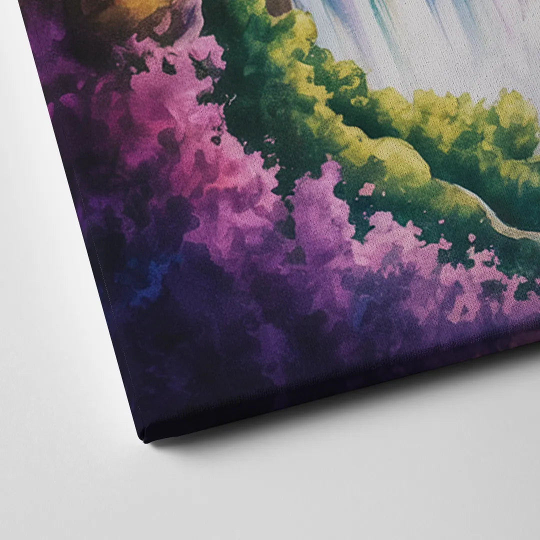 Niagara Falls Fireworks Show Canvas Close Up