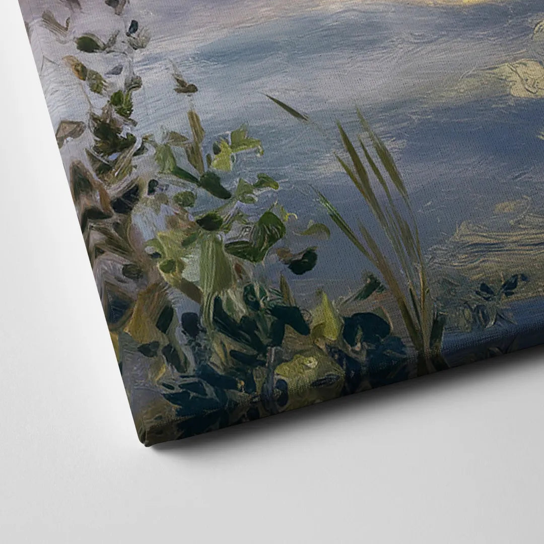 New Hope Waterfront Serenity Canvas Close Up