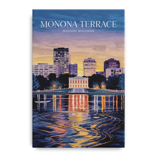Madison Monona Terrace View - Canvas Wall Art