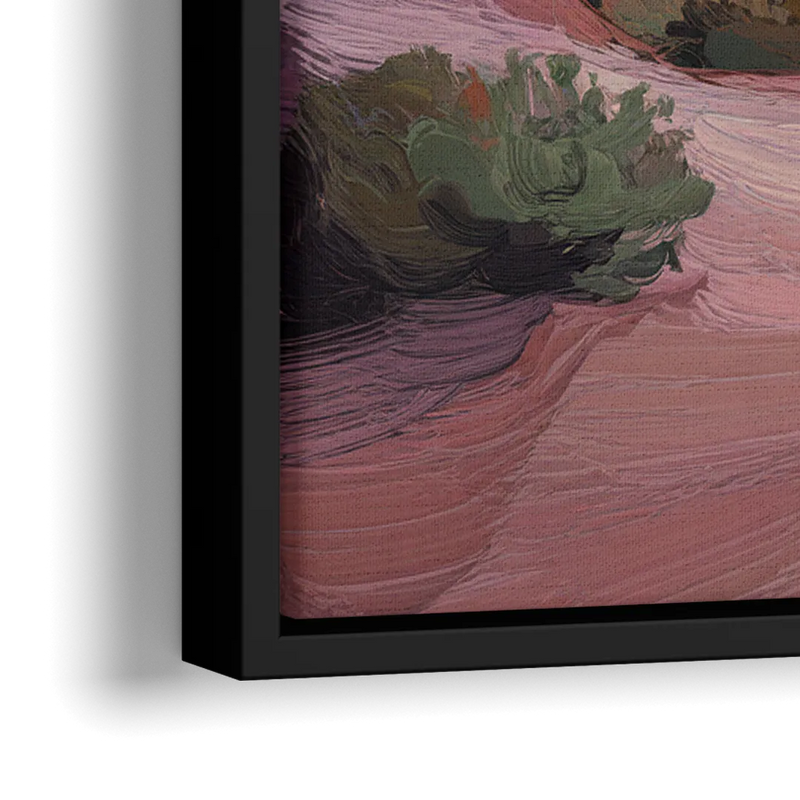 Colorado Springs Garden of the Gods - Close-Up Black Frame Canvas