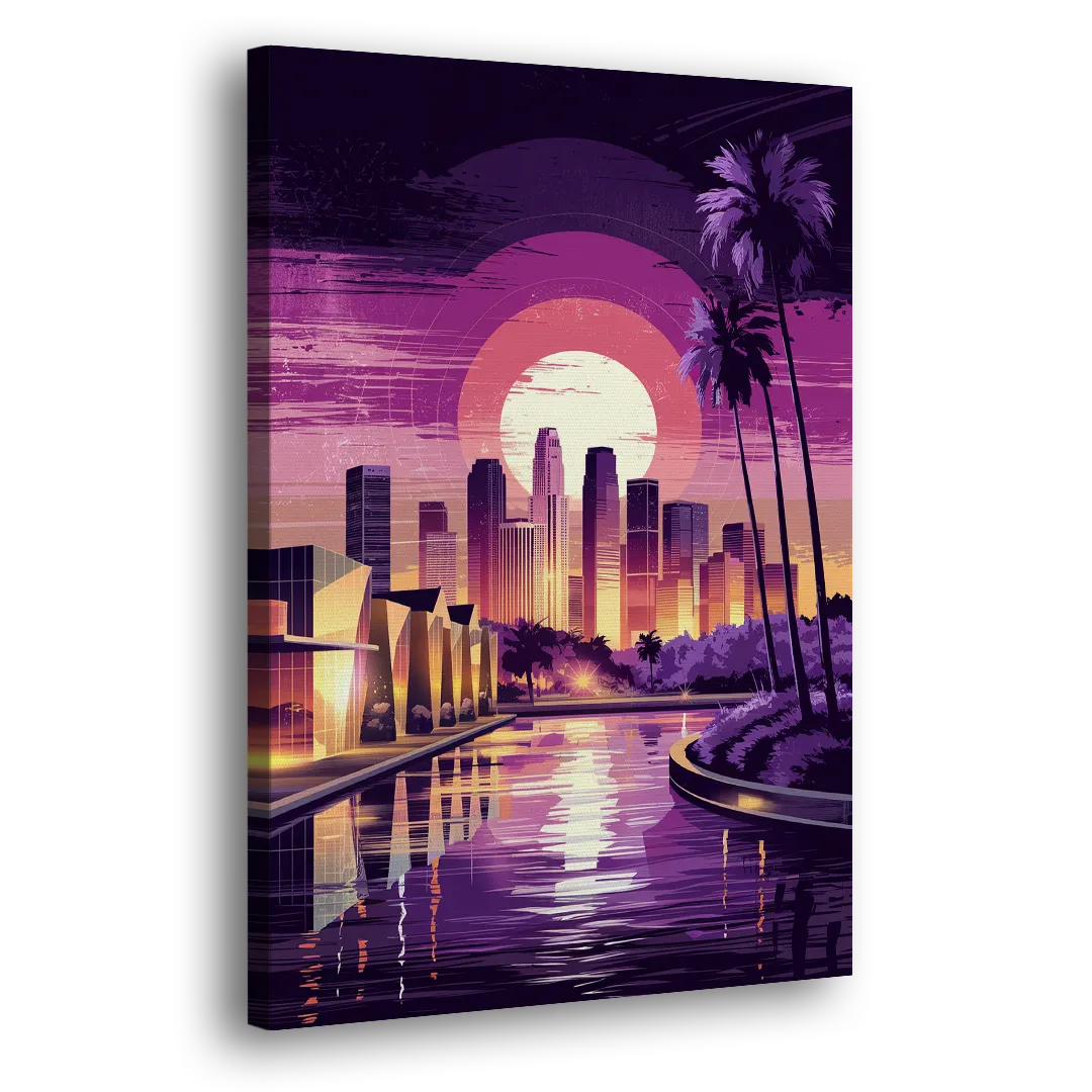 Los Angeles Art District - Canvas Print Art Sides