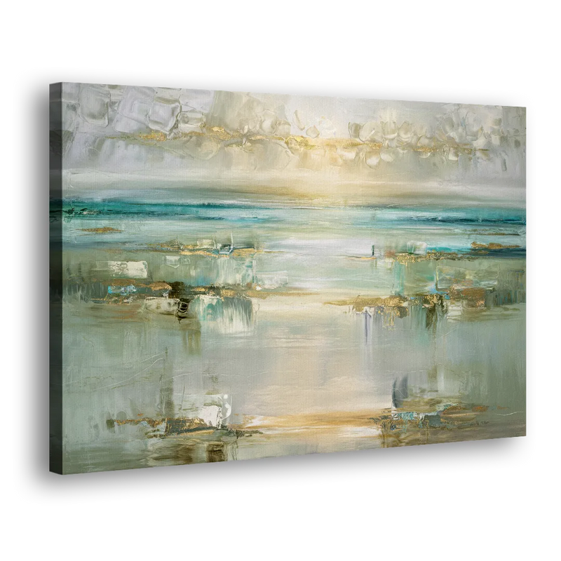 Irvine Coastal Serenity - Canvas Print Art Sides