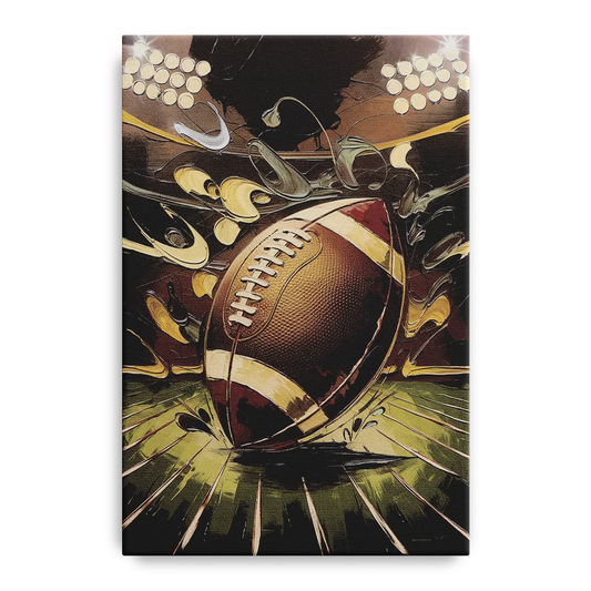 Garland Football Spirit - Canvas Wall Art