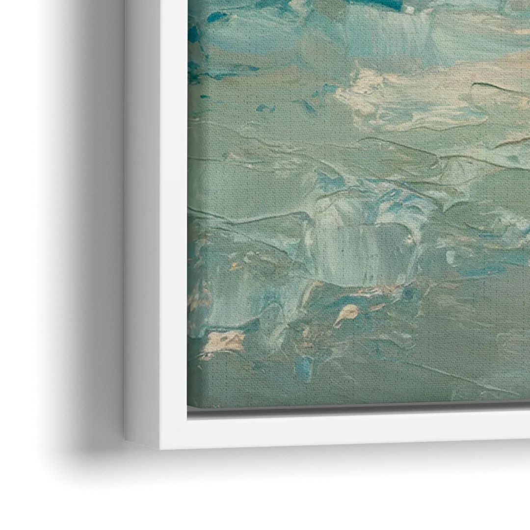 La Jolla Seaside Charm - Close-Up White Frame Canvas