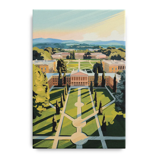 Madison Campus Aerial View - Canvas Wall Art