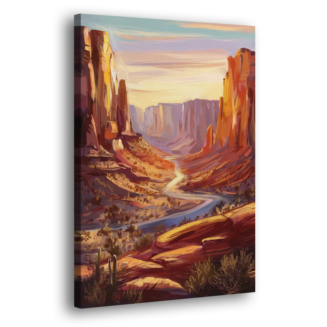 Mesa Nature Escape - Canvas Print Art Sides