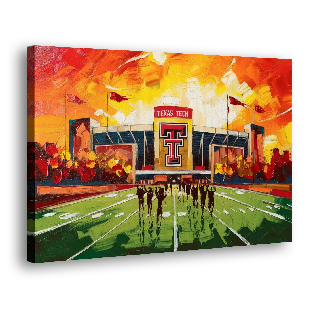 Lubbock Classic Red Raiders - Canvas Print Art Sides