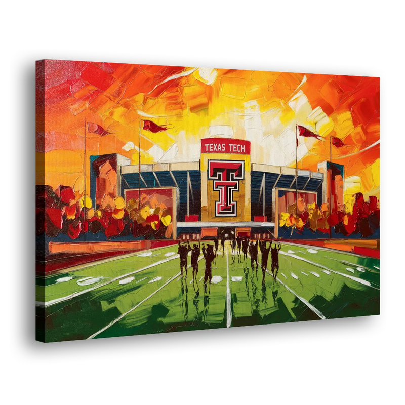 Lubbock Classic Red Raiders - Canvas Print Art Sides