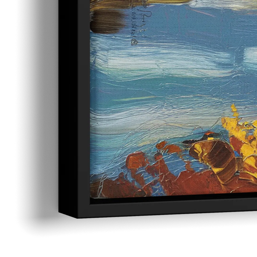 Boise Nature Escape - Close-Up Black Frame Canvas