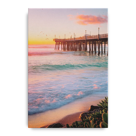 San Diego Pacific Beach Vibes - Canvas Wall Art
