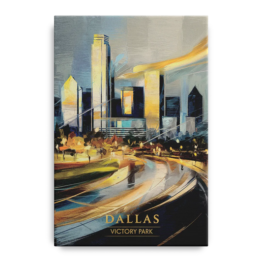 Dallas Victory Park - Canvas Wall Art