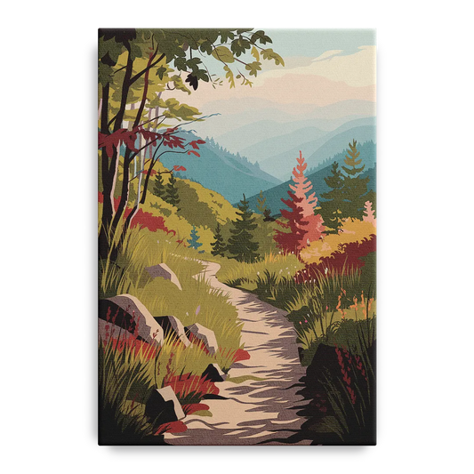 Asheville Appalachian Trail Views - Canvas Wall Art