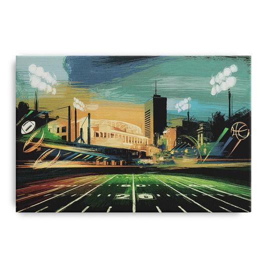 Birmingham Us Sports Teams Tribute - Canvas Wall Art