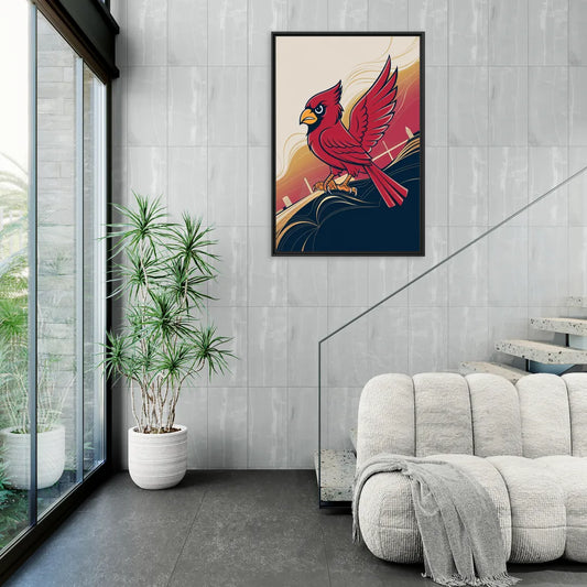Louisville Cardinals Pride - Living Room Black Frame Canvas