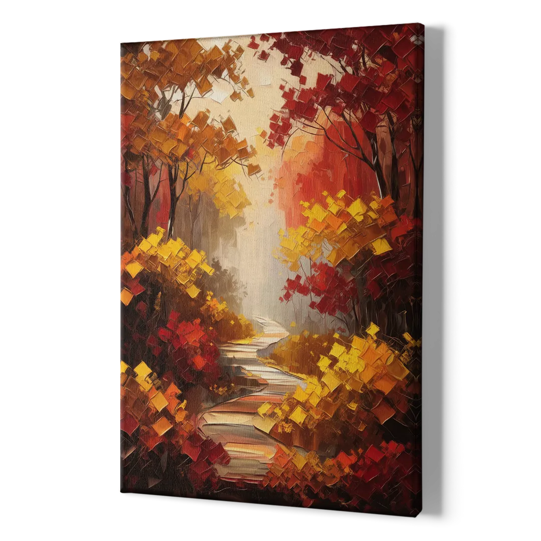 Salem Autumn Forest - Canvas Print Art Sides