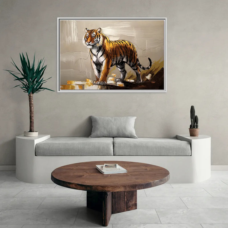 Memphis Tigers Pride - Living Room White Frame Canvas