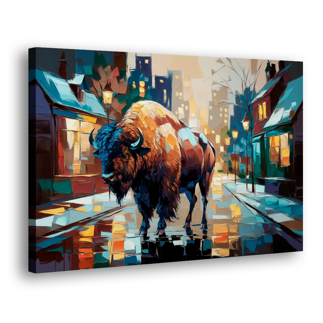 Buffalo Elmwood Village Vibes - Canvas Print Art Sides