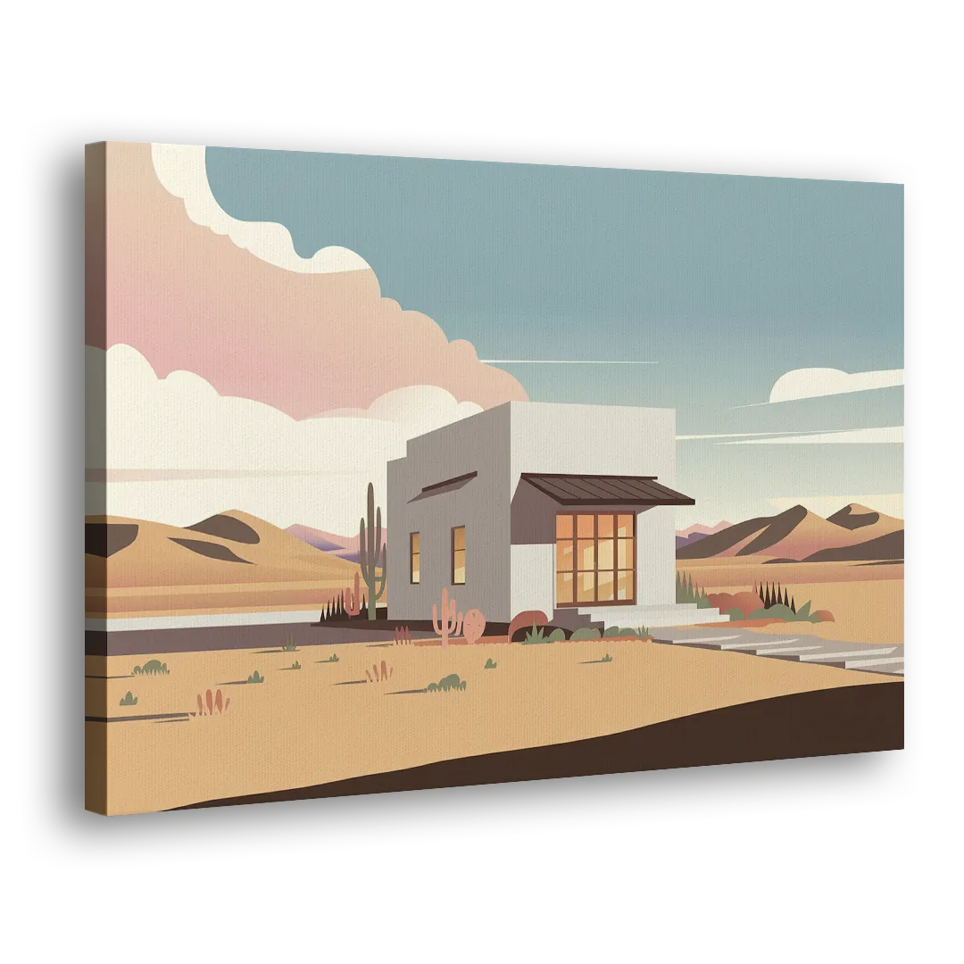 Marfa Artistic Vibes - Canvas Print Art Sides