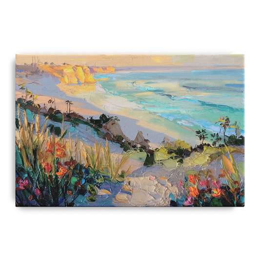 La Jolla Pacific Blues - Canvas Wall Art