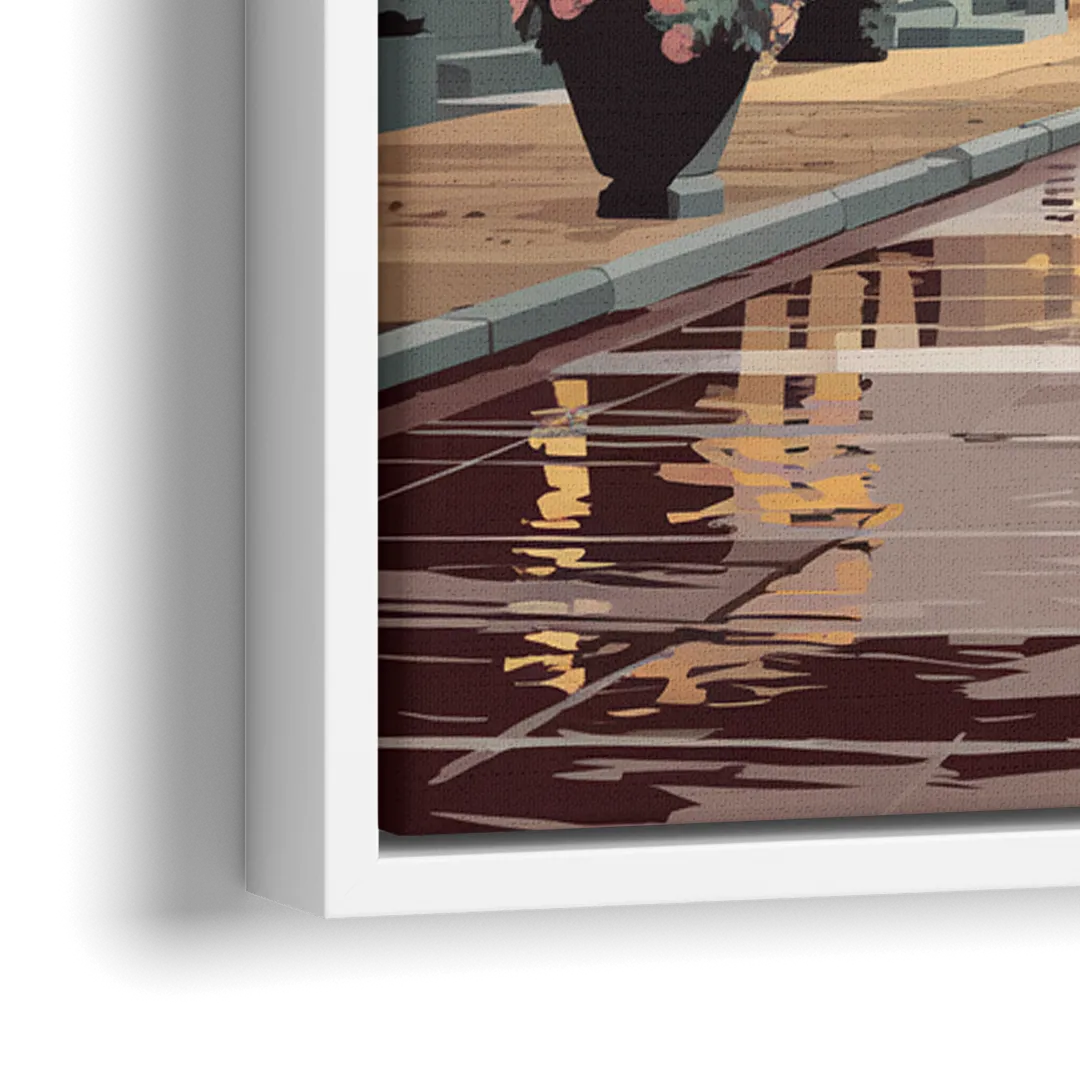 Ashland Historic Downtown - Close-Up White Frame Canvas