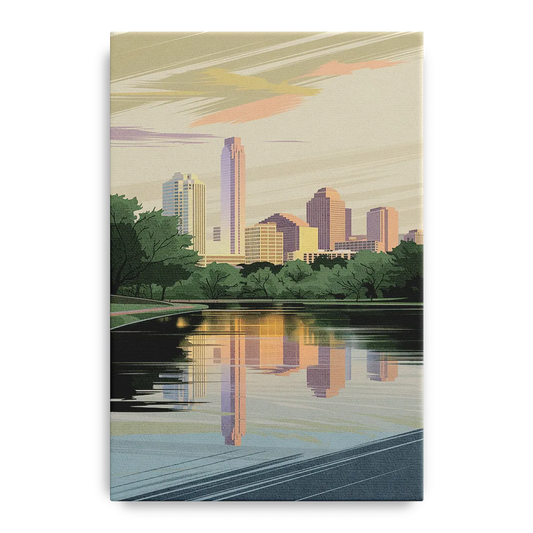 Austin Zilker Park Views - Canvas Wall Art
