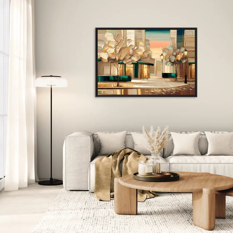 Chandler Artistic Vibes - Living Room Black Frame Canvas