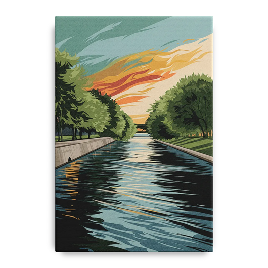 Tulsa Riverfront Views - Canvas Wall Art