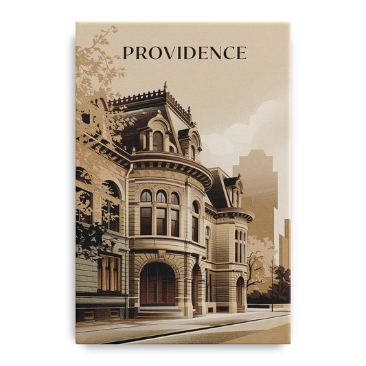 Providence Historic Architecture - Canvas Wall Art