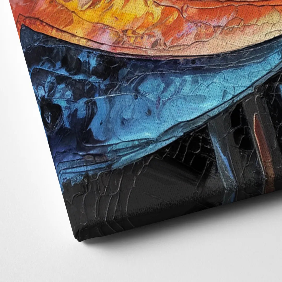 Des Moines Historic Landmarks Canvas Close Up