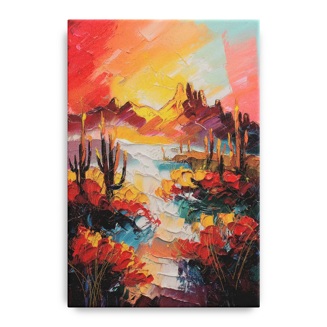 Phoenix Mountain Horizon - Canvas Wall Art