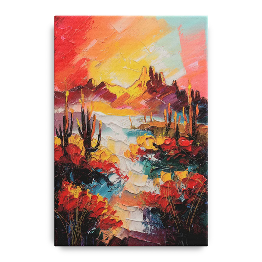 Phoenix Mountain Horizon - Canvas Wall Art