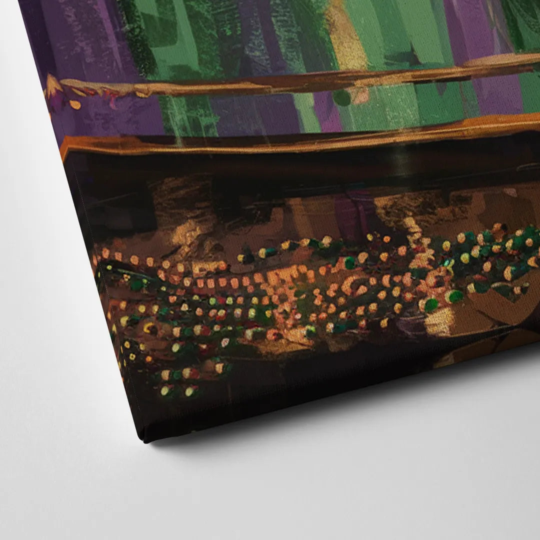 New Orleans Mardi Gras Parade Canvas Close Up